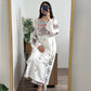 VIOLET LAWN EMB 2PC