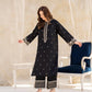 BLACK GULAB EMB 2PC SET