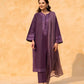 PURPLE LAWN EMB 3PC