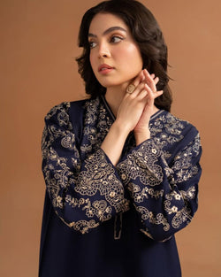 BLUE  TOPAZ EMB 2Pc