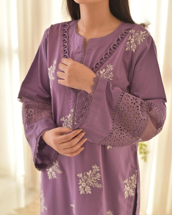 HORIYA PURPLE LAWN 3PC