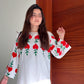 WHITE DOVE DESIGN TWO PIECE SUITS (Premium Lilen)