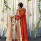 UROOJ  EMB 3Pc With MONAR DUPPATA