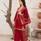 Retro 2 Pc Suit With Hand Bag (mehroon)