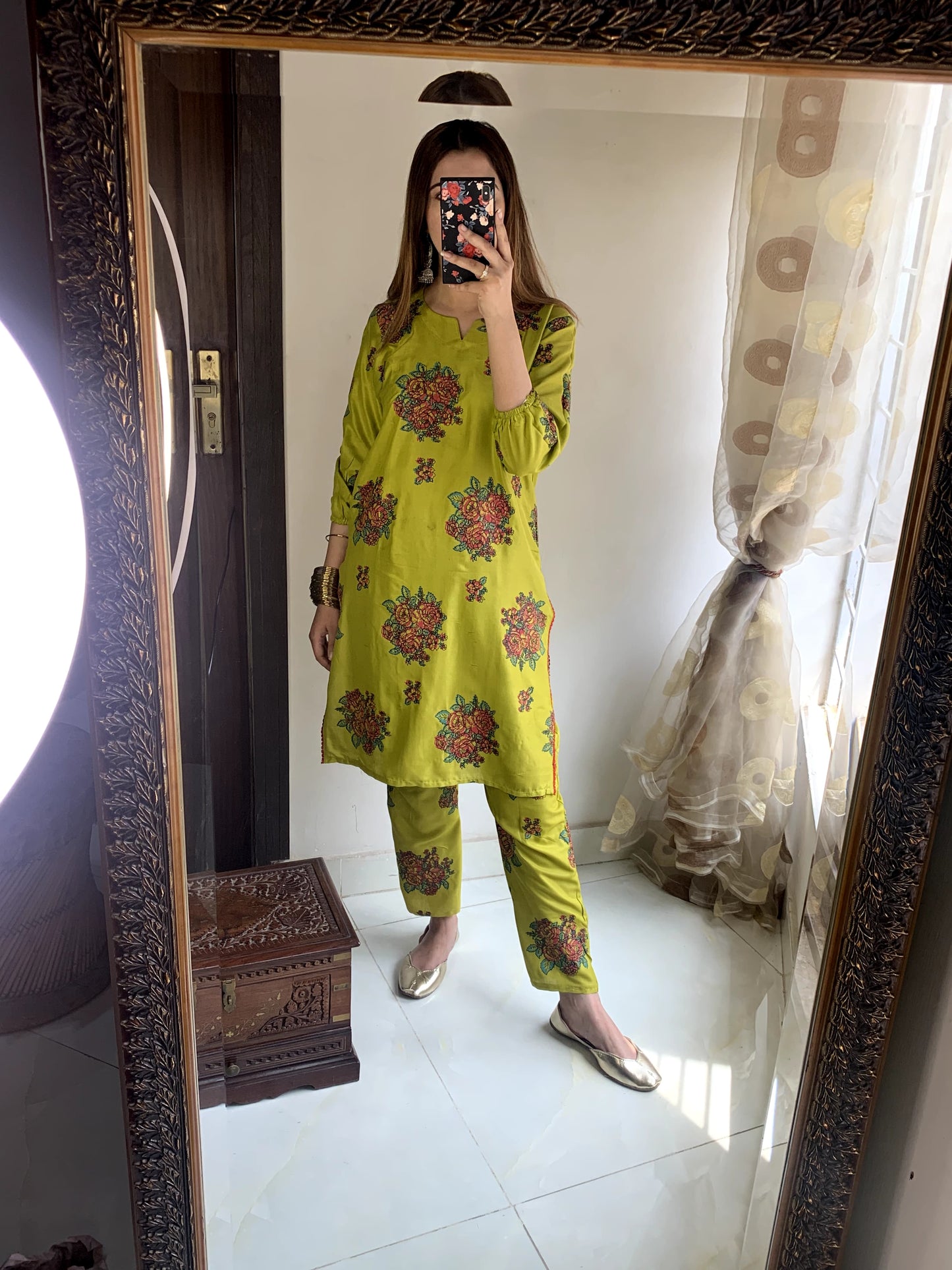 New Rose Printed 2pc