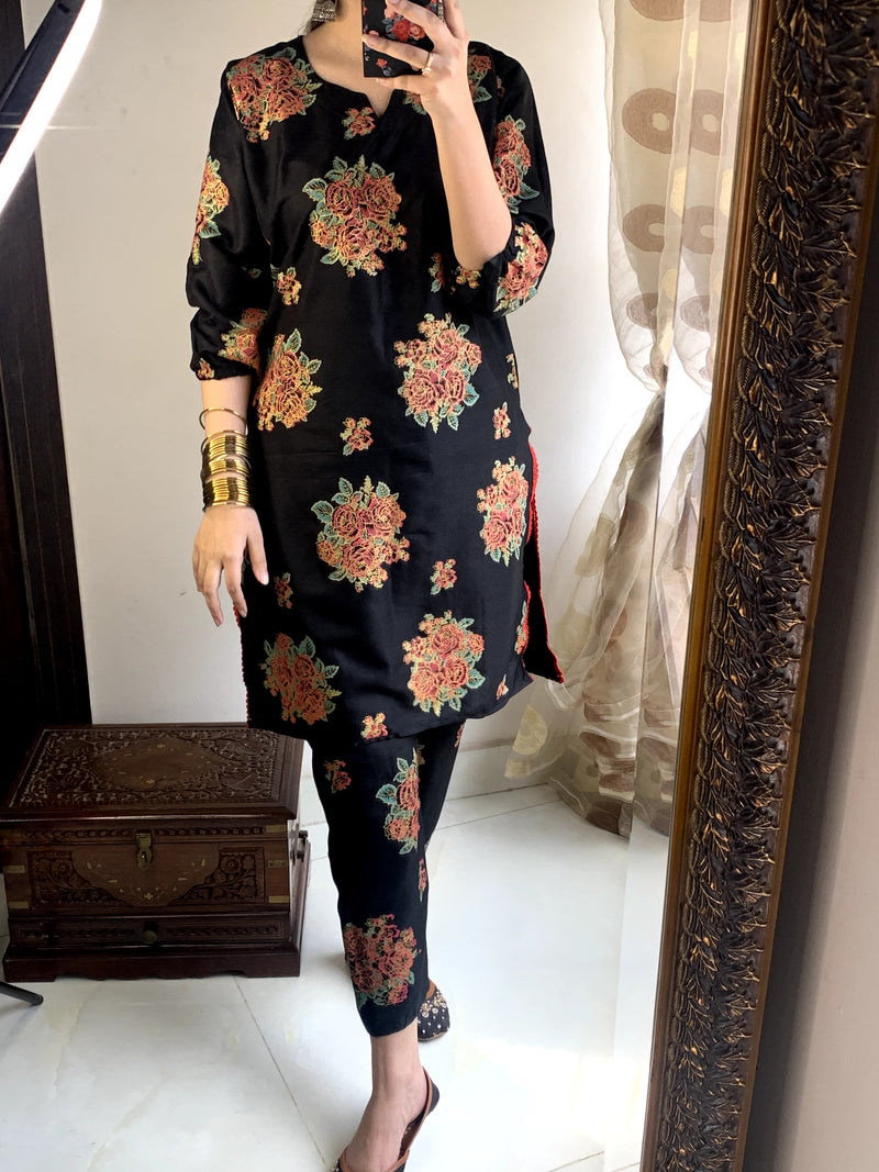 New Rose Printed 2pc