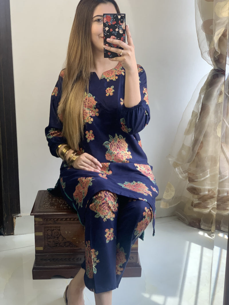 New Rose Printed 2pc