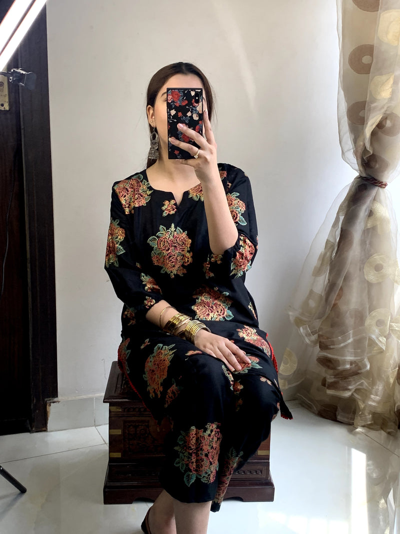 New Rose Printed 2pc