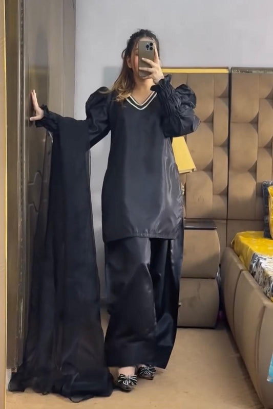 AIZA LUXURY 3PC WITH FARSHI SHALWAR