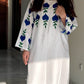 WHITE DOVE DESIGN TWO PIECE SUITS (Premium Lilen)