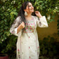 VIOLET LAWN EMB 2PC