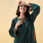 GRACE EMB 2-Piece Linen Dress 2Pc