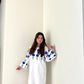 WHITE DOVE DESIGN TWO PIECE SUITS (Premium Lilen)