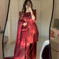 SILK MAHROON LUXURY 3PC WITH FARSHI SHALWAR