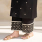 BLACK GULAB EMB 2PC SET